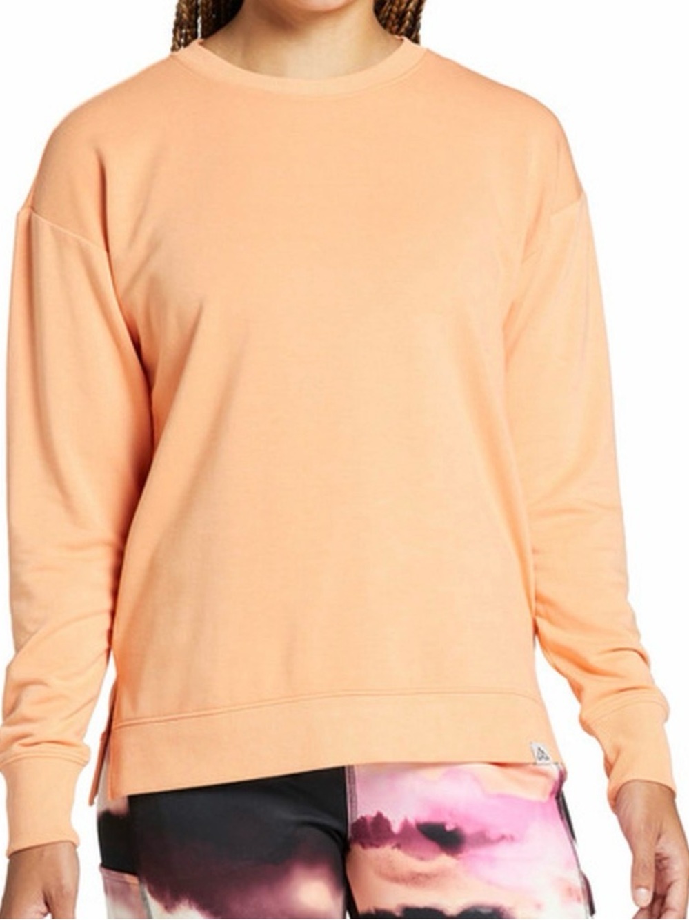 Women’s Alpine Design Orange Peach Crewneck Sweatshirt Size Medium